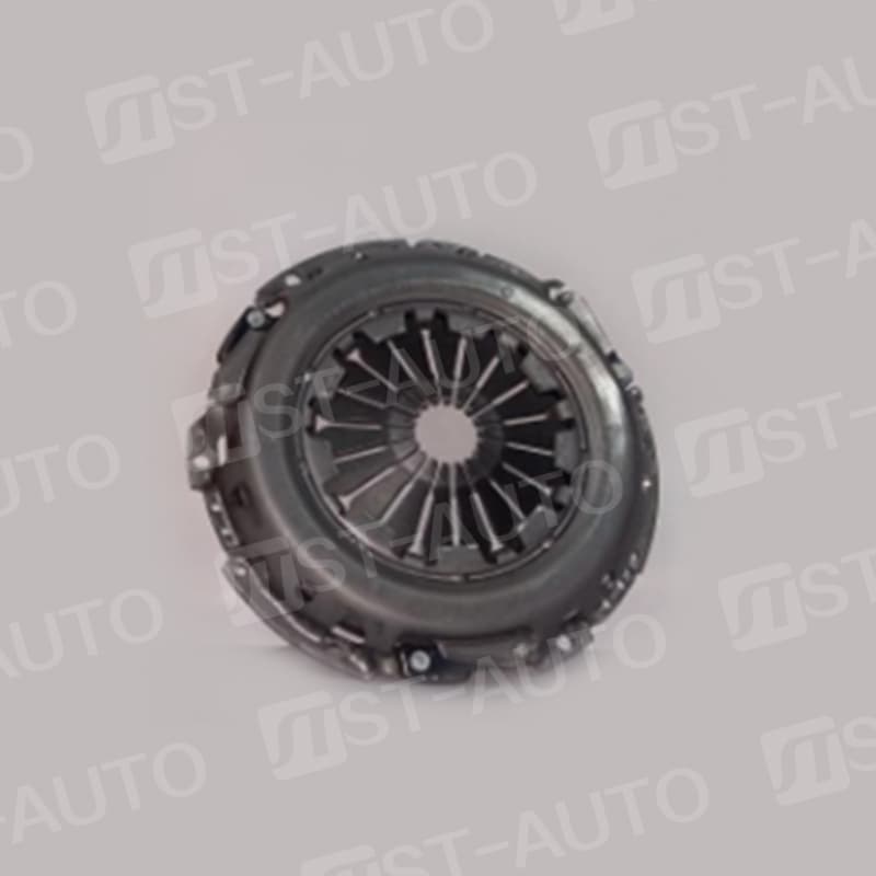 Pressure clutch disc with spring
